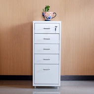 3/5 drawer metal mobile pedestal drawer with wheels file organizer