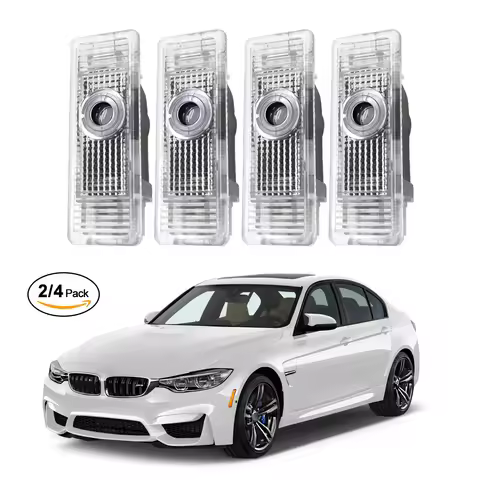 LED Car Welcome Sign Light For 1/3/4/5/6/7/x1/x2/x3/x4/x5/x6/x7/328i/28i/530i/528i/e92 Compatible OE