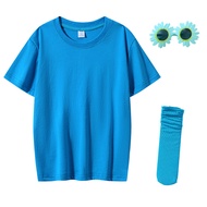 Pure Cotton Girlfriends Short Sleeve Female Color T-Shirt Candy Color Bridesmaid Group Sisters Outfi