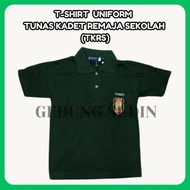 BAJU UNIFORM - BAJU T-SHIRT TUNAS KADET REMAJA SEKOLAH (TKRS) LENGAN PENDEK & PANJANG GS - 178