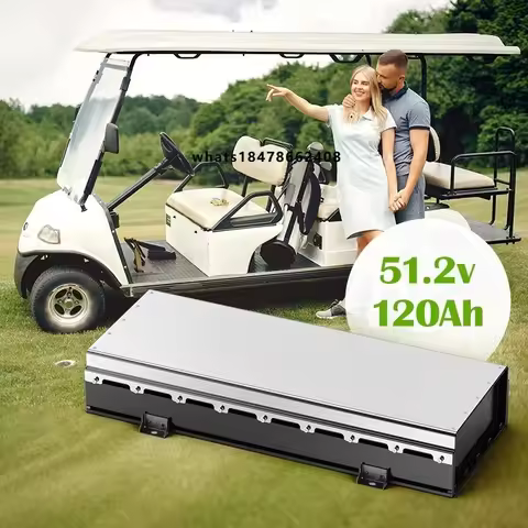 ODM OEM 48 51.2 Volt 120Ah 6kWh LiFePO4 Lithium Battery Pack for RV Golf Cart Electric Car Lithium L