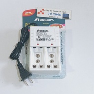 Bộ sạc Pin SINGWAY Battery Charger / Cho Pin loại AA / AAA (Khay 4 Viên) / Pin 9V (Khay 2 Viên)