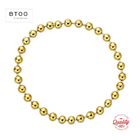 14K Gold Filled 1.5mm Bead Chain Ring Boho Gold Jewelry Minimalist Knuckle Ring Anillos Mujer Gold R