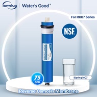 iSpring MC7 Filter Replacement Cartridge Reverse Osmosis Membrane 75 GPD Replacement Fits Standard U