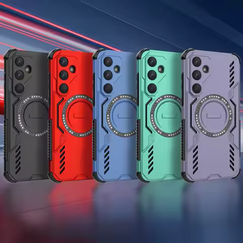 For Samsung Galaxy A55 5G Case For Samsung A55 Cover Heat Dissipation Armor Magnetic Suction Shockpr