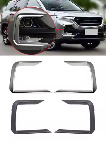For Mg Hector Chevy Captiva Wuling Almaz Baojun 530 Front Bumper Fog Light Cover Trim Headlight Deco