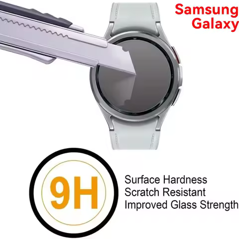 Tempered Glass for Samsung Galaxy Watch 6 7 40mm 44mm HD Anti-Scratch Screen Protector Film for Watc