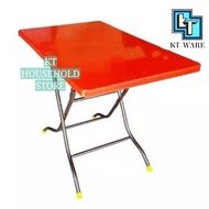 KT WARE 2B 2x3 ft Folding plactic table / meja lipat meja plastic