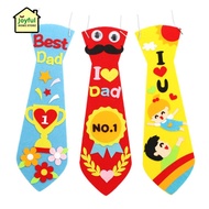 Fathers' Day Tie Gift Art and Craft Kids DIY Dad Handcraft Educational Toy Children Art Crafts