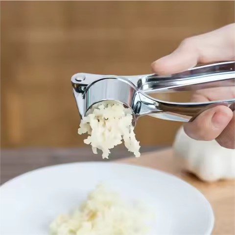 Garlic Masher Manual Garlic Masher Household Garlic Peeler Garlic Squeezing Garlic with Garlic Peele