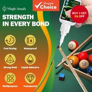 Billiard Cue Tip Glue Strong Adhesive, 1-Piece for Tip Repair on American Snooker Pool Cues Cue Tip 
