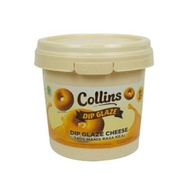 COLLINS DIP GLAZE 1 KG PIL TOPLES EMBER TOPPING DONAT COKLAT STROBERI GREEN TEA TIRAMISU TARO SUSU