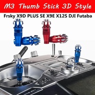 Alloy M3 M4 3D Stick Ends for Frsky X9D X7 FlySky I6S I6 I6X Jumper T16 RadioMaster JR Transmitters
