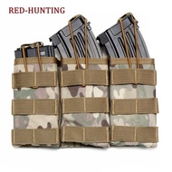 New AK AR M4 AR15 Rifle Gear Tactical 3 Molle Magazine Pouches Drop Utility Pouch Bag Outdoor Waist 