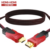 KABEL HDMI TO HDMI SUPPORT 4K 3D GOLD PLATE UNTUK TV PROYEKTOR PANJANG 5M