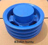 puli dinamo besi b3x6in / Puli cor B3x15cm as 38mm / 42mm / 48mm / Buntu