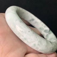 HIJAU Green Angelite/Larimar Bangle 57.5mm+-天红利̽/Green海 Pattern Butterfly Bracelet 57.5mm+- Green La