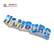 Hamburg Germany refrigerator magnet Souvenir from Germany