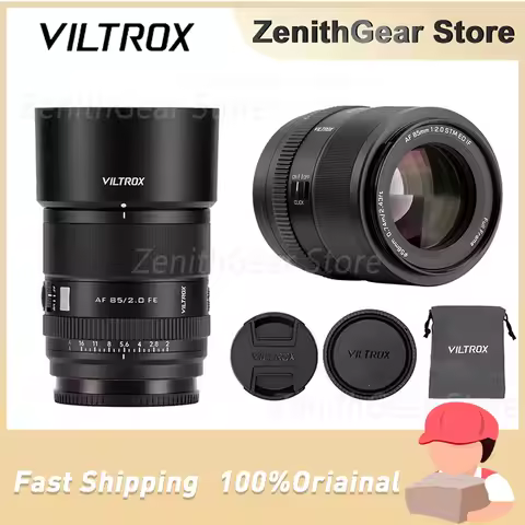 VILTROX AF 85mm F2.0 EVO Full Frame Autofocus Large Aperture Camera Lens for Sony E Nikon Z Mount A7