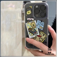 Transparent Best-Selling On Korean Websites Small Dog Artist for iPhone Case 11 12 13 14 15 16 PLUS 