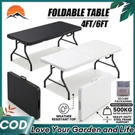 【WTHB】4FT / 6FT Meja Lipat Heavy Duty Foldable Table | Outdoor Camping Banquet Catering Dining Table