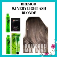 9.1 VERY LIGHT ASH BLONDE - Bremod Hair Color - Hair Bleaching Set