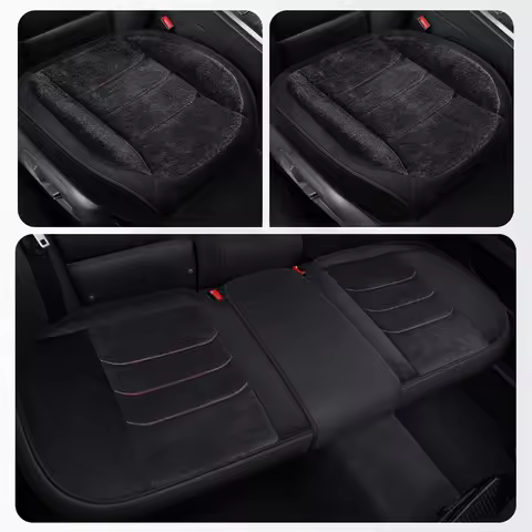 Artificial Plush Car Seat Cover Cushion for Bmw i3 i4 i5 i7 ix3 ix ix1 i8 Auto Accessories