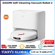 2023 NEW XIAOMI MIJIA Self Cleaning Robot Vacuum Cleaners Mop 2 Smart Home Sweeping Rotary Scrubbing 5000PA Cyclone Suct