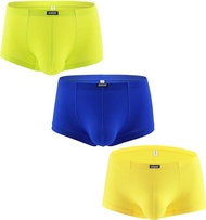 IKINGSKY Men's Bluge Boxer Briefs U-Hance Pouch Mens Stretch Underwear