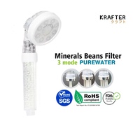 ฝักบัวสปาและกรองน้ำเกาหลีของแท้ รุ่น Krafter Korea 3-mode ฝักบัวแรงดัน พร้อมกรองน้ำสะอาด + รับประกัน