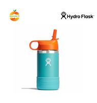 Bình giữ nhiệt cổ rộng Hydro Flask Kids Wide Mouth Straw Lid & Boot 12oz 354ml