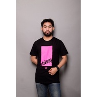STUSSY TALL BOX BLACK TEE