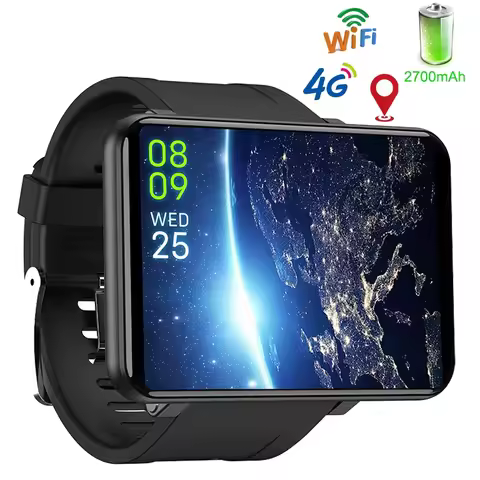 DM100 4G Smart Watch 2.86 Large Screen Android 7.1 Smartwatch 2700mAh Battery MTK6739 Quad Core 3GB/