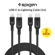 [2 Pack] Spigen DuraSync USB C to Lighting Cable (1m) Type C Cable Fast Charging Cable USB C Cable