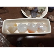 Assorted crystal hearts 3cm