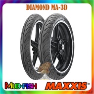 TAYAR MAXXIS DIAMOND 3D TUBELESS TYRE 60/80-17 | 70/80-17 (MA-3D)