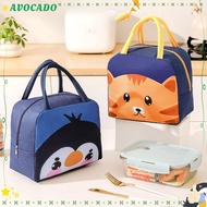 AVOCAYY Cartoon Lunch Bag, Thermal  Cloth Insulated Lunch Box Bags,  Lunch Box Accessories Portable Thermal Bag Tote Food Small Cooler Bag