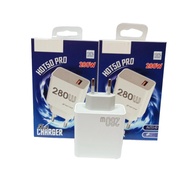 HOT 50 PRO Batok Adapter 280W Fast Charger Support Fast Charging Universal USB-A Adapter