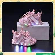 Kid's Light Fashion Cloth Boys Sports Shoes LED Light Shoes Casual Girls Walking Light Shoes