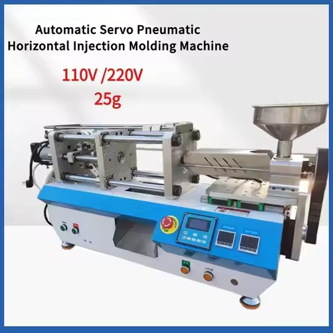 220V/110V 25g Pneumatic Horizontal Injection Molding Machine 5T Injection Molding Machine Plastic US