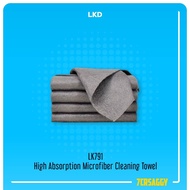 LKD LK791 High Absorption Microfiber Cleaning Towel Car Cleaning Cloth - 30 x 27.5 cm
