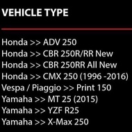 Original xmax r25 cbr250rr klx vespa yuasa ytz8v gtz8v battery