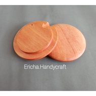 Mahogany wood lid 9cm mahogany wood cup lid/mahogany wood lid