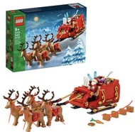 全新拆賣樂高lego40499聖誕老人雪橇（僅拆出4麋鹿和背磚，其餘全新含人偶）
