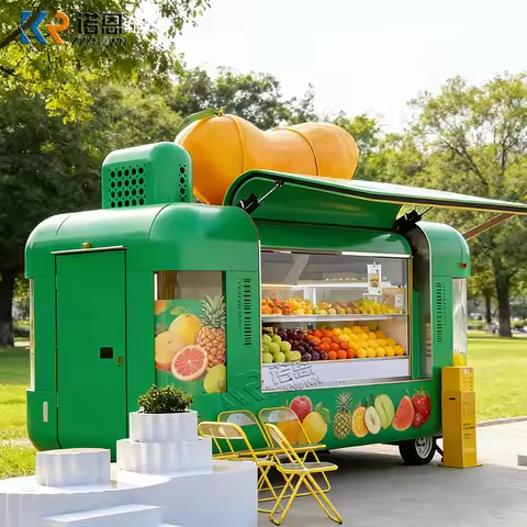 Mobile Kiosk Customized Dining Truck Hot Dog Pizza Coffee Ice Cream Mobile Food Kiosk New Food Trail