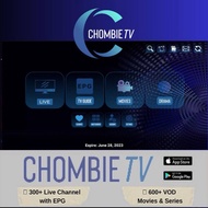 New ID ChombieTv & Renew ID Chombie Tv Iptv Smarters Pro MY