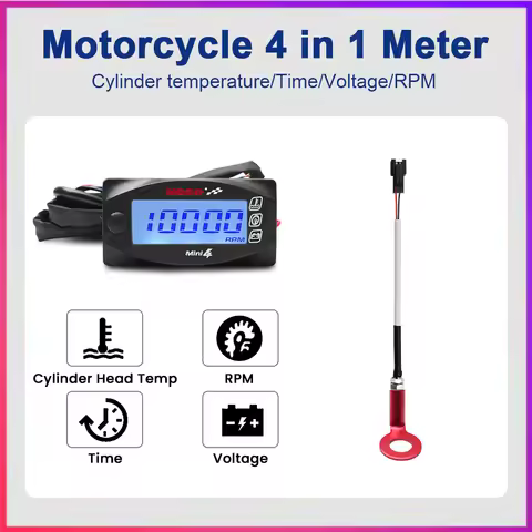 koso motorcycle speedometer voltmeter cylinder head temperature Time For cb500x nmax125 XMAX250 300