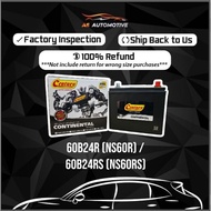 NS60 | 60B24R/60B24RS | NS60R /NS60RS Battery CENTURY Car Battery - Avanza, Vios, Saga BLM, Wira, Sa