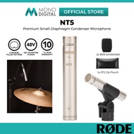 RODE NT5 / NT5 MATCHED PAIR PREMIUM SMALL-DIAPHRAGM CONDENSER MICROPHONE WITH CARDIOID POLAR PATTERN