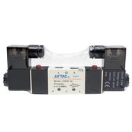 4V220-08 Solenoid Two Position Five Way Reversing Valve 24V 220V 4V220-08 Solenoid Valve Air Valve T